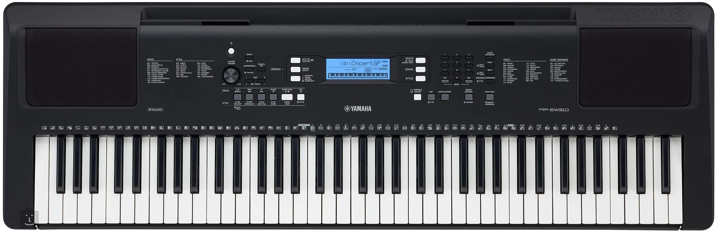 organ yamaha psr-ew310 cho nguoi moi bat dau