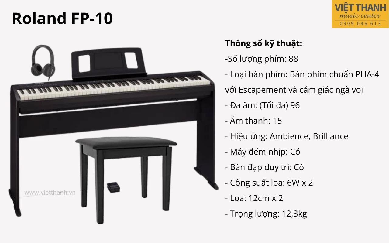 dan piano dien roland fp 10