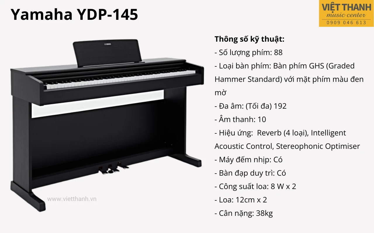 dan piano dien yamaha ydp 145