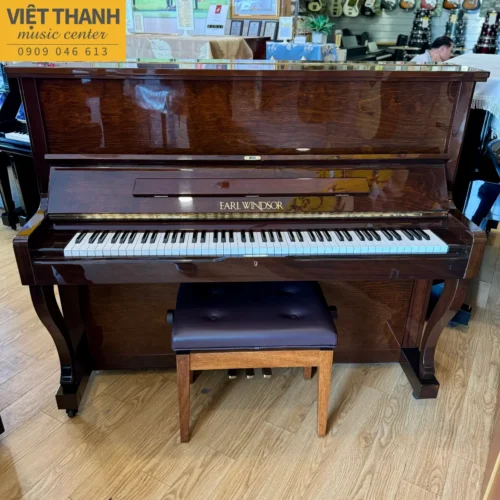 Đàn piano cơ cũ Earl Windsor W113 giá rẻ, dưới 30 triệu