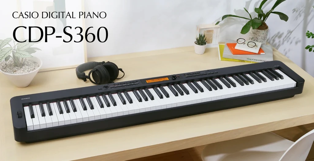 thiet ke nho gon cua piano casio cdp s360