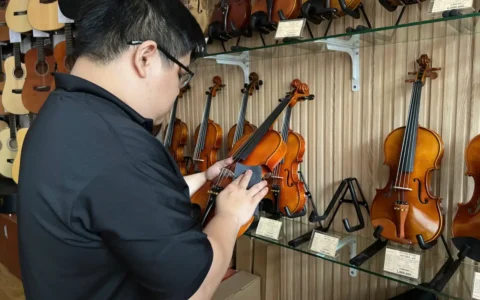 cach ve sinh day dan violin
