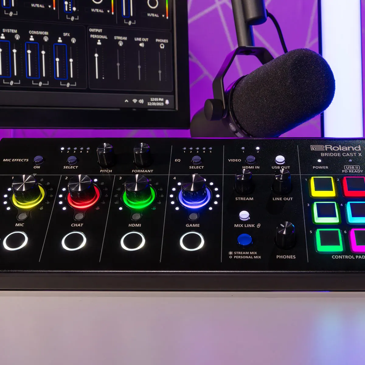 mixer roland bridge cast x tro chuyen video