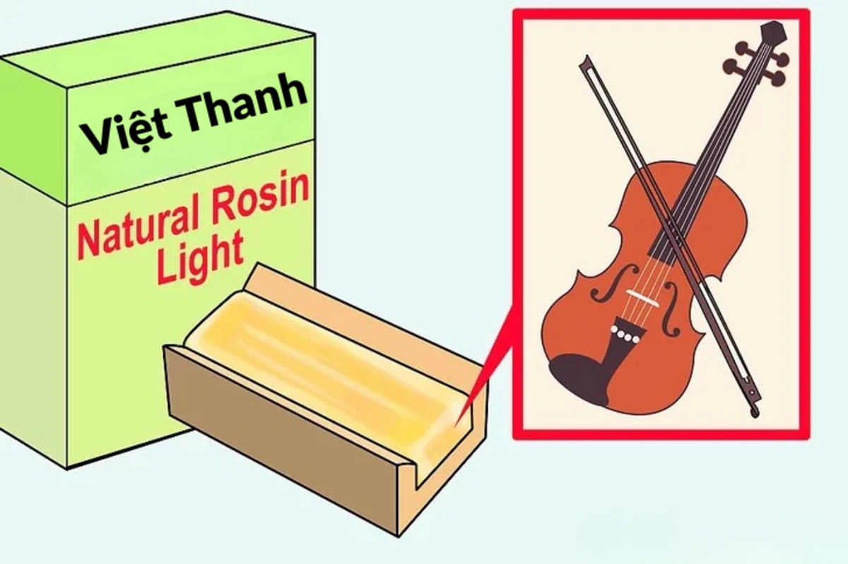 Cách bôi nhựa thông cho vĩ đàn