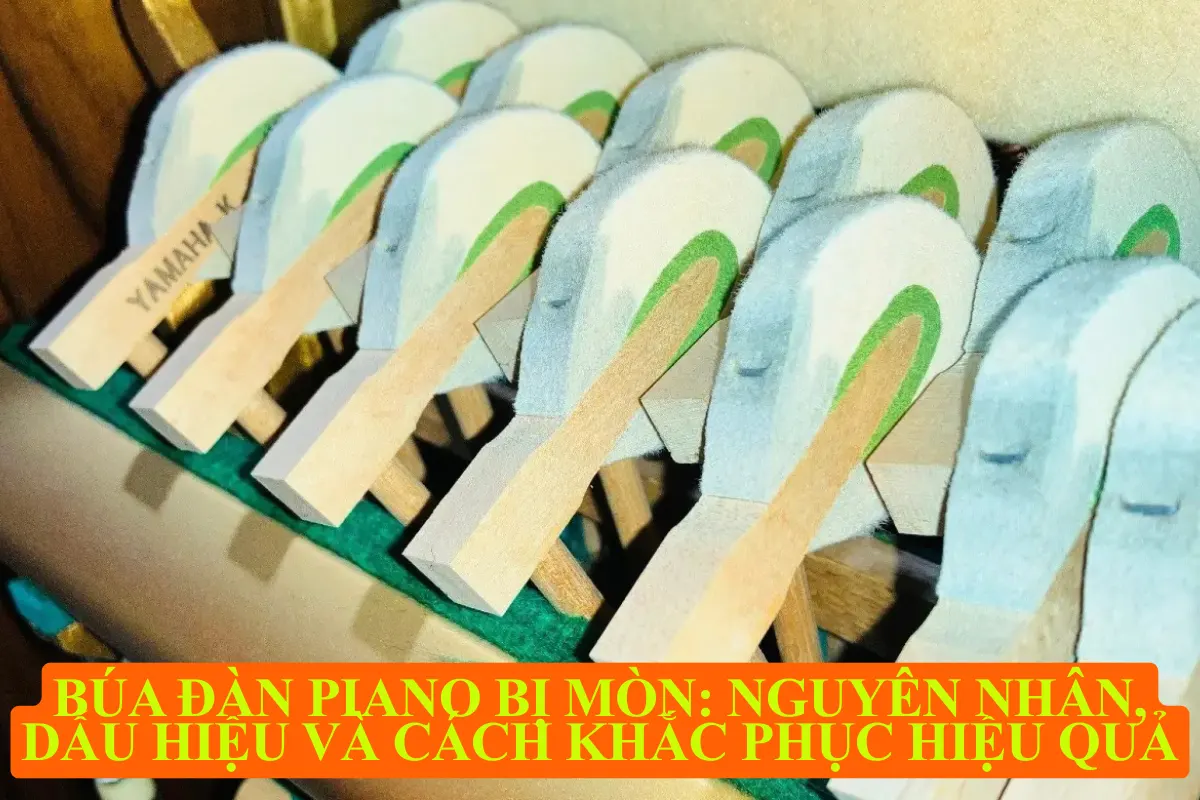 Búa đàn piano bị mòn: nguyên nhân, dấu hiệu và cách khắc phục hiệu quả