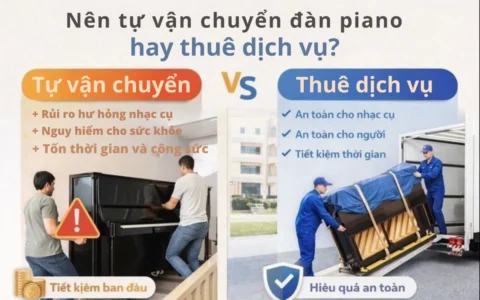 Nên tự vận chuyển đàn piano hay thuê dịch vụ