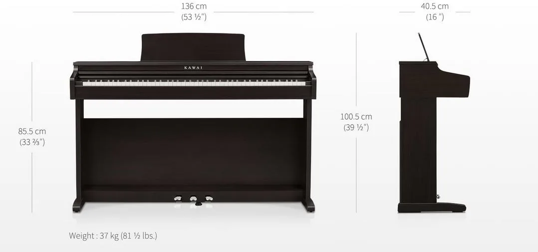 kich thuoc piano kawai kdp-120