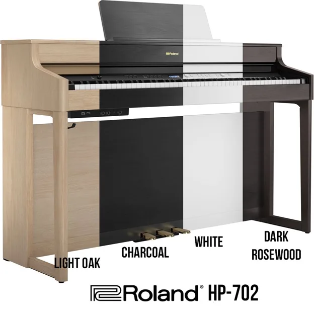 cac phien ban mau sac cua piano dien roland hp702