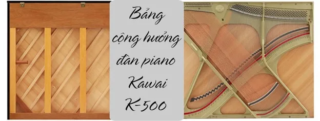 Soundboard piano kawai k-500