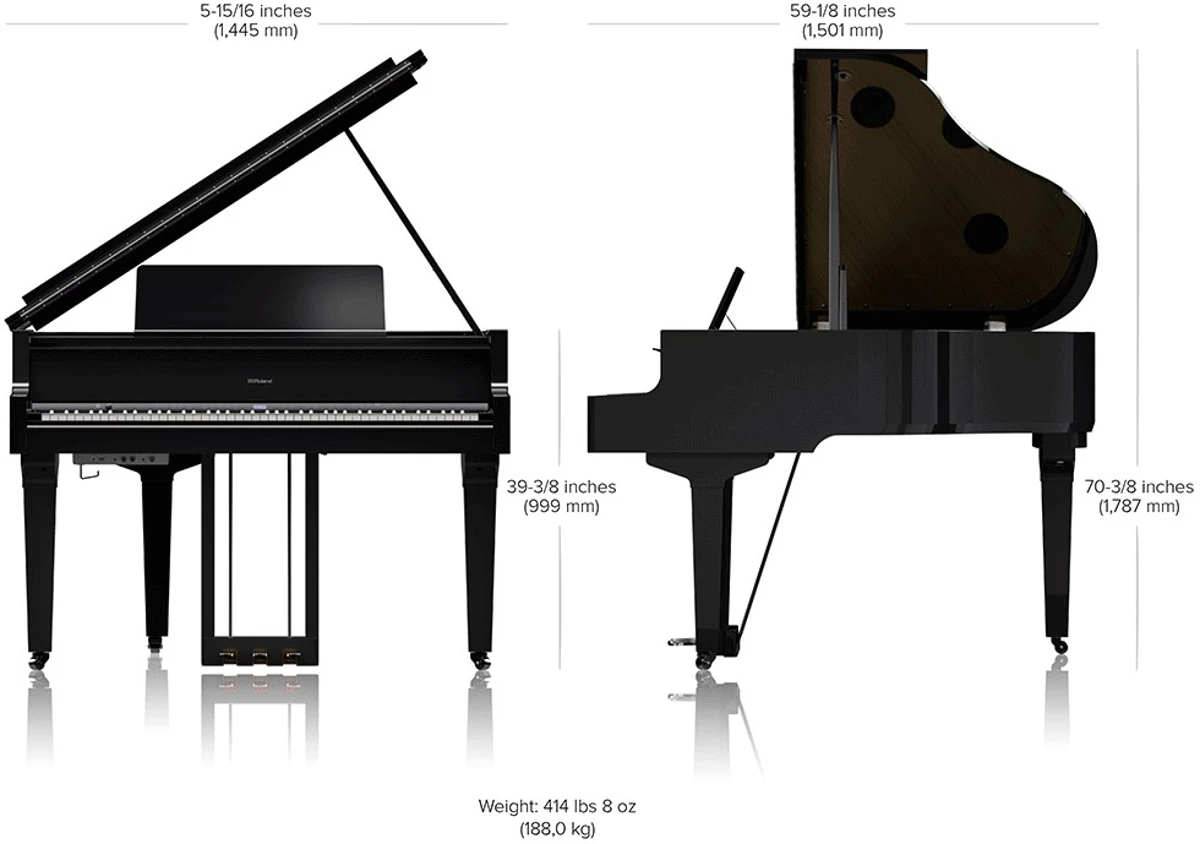 kich thuoc piano dien roland gp-9m