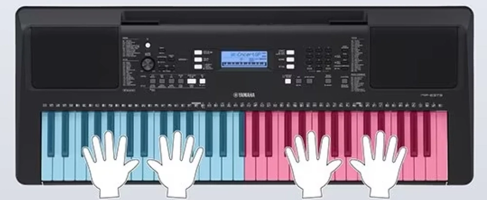 Chế độ Duo trên đàn organ Yamaha PSR-E373