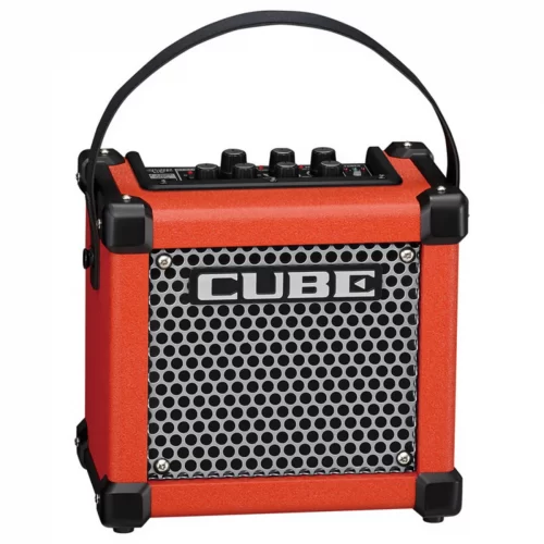 ampli guitar dien roland micro cube gx mau do