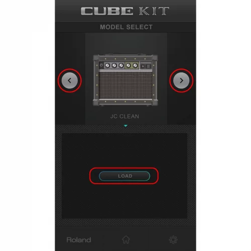 bang dieu khien ampli guitar dien roland cube 10gx