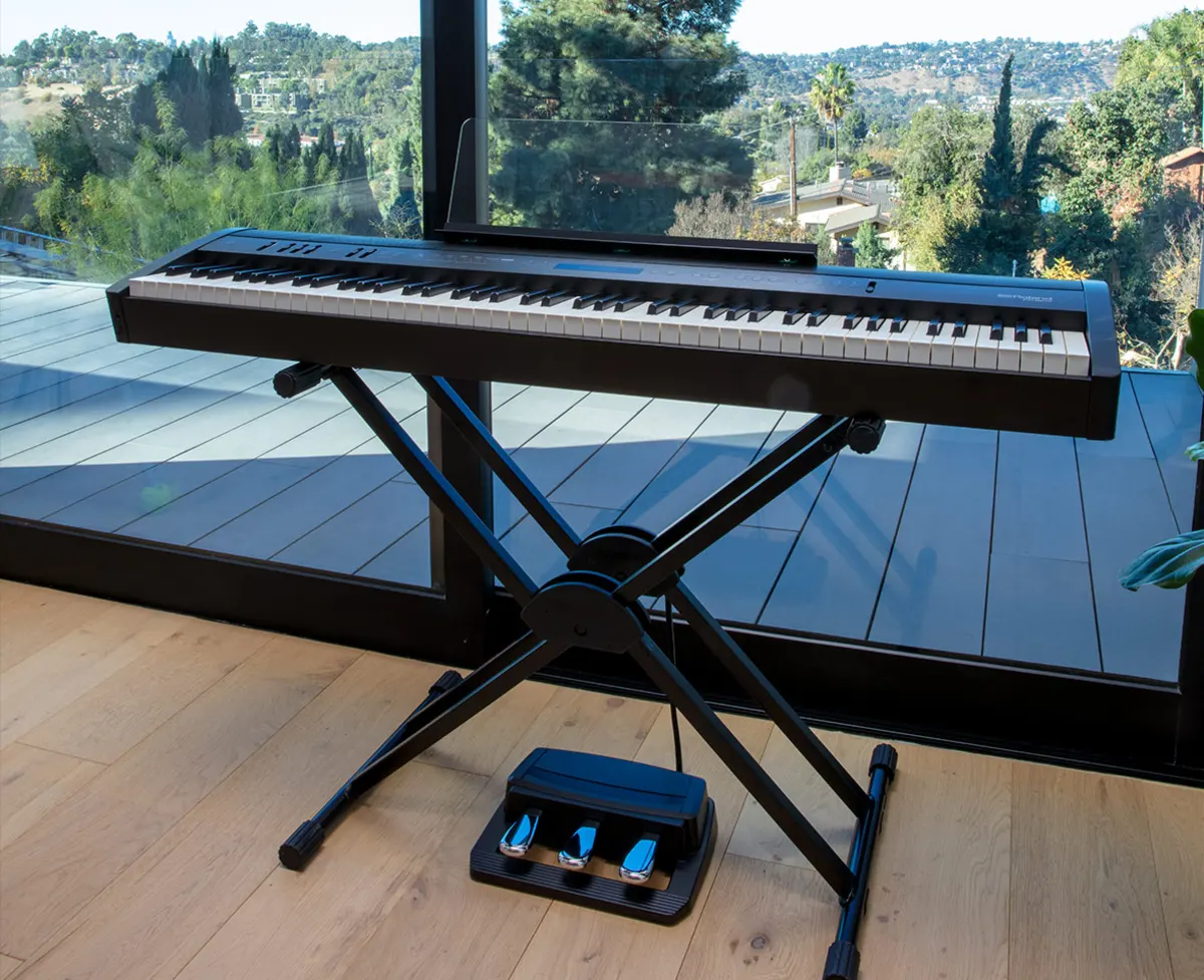 dan piano dien roland fp 60x thiet ke nho gon