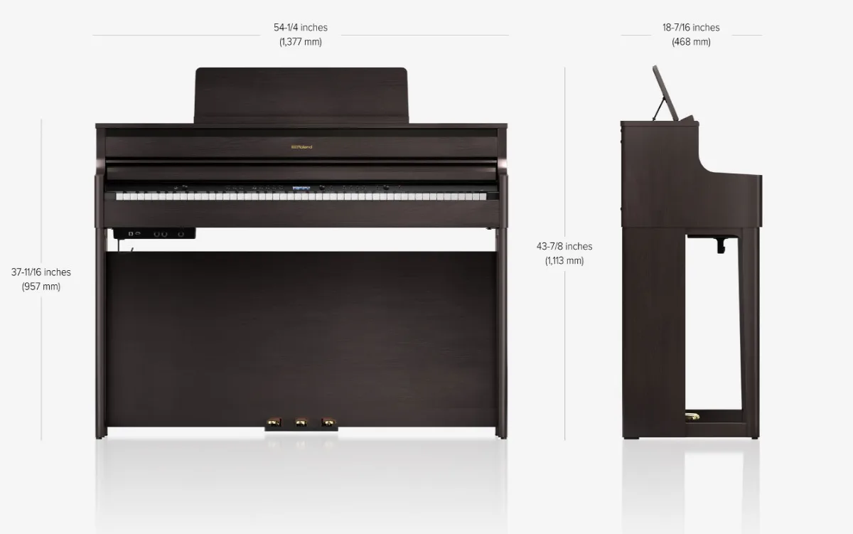 kich thuoc piano dien roland hp704