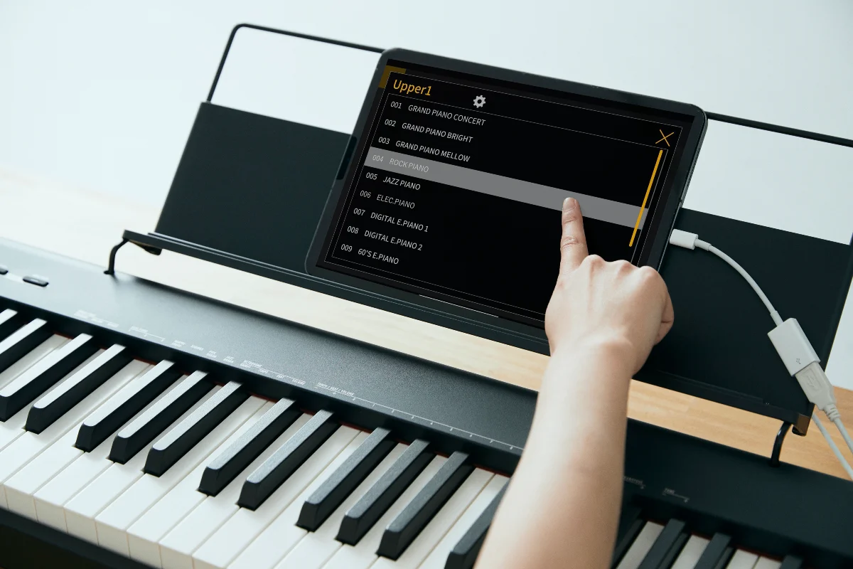 piano dien casio cdp s110 ket noi ung dung casio music space