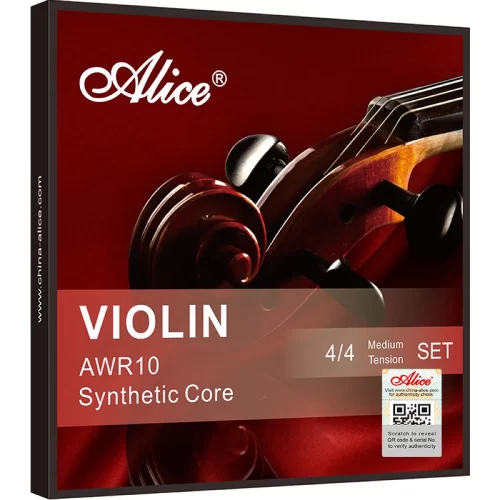 Bộ dây đàn violin Alice AWR10 làm từ thép cacbon cao cấp mạ bạch kim