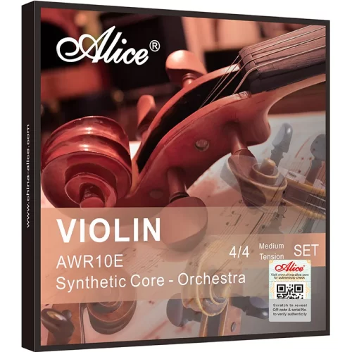 Bộ dây đàn violin Alice AWR10E làm từ thép cacbon cao cấp mạ bạch kim