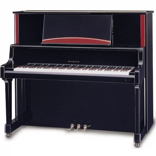 Đàn piano upright Samick SK122Q cao cấp, mới nguyên thùng