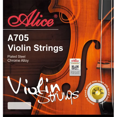 Bộ dây đàn violin Alice A705 làm từ thép cacbon cao cấp mạ bạch kim