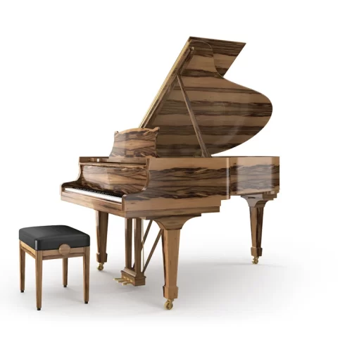 piano steinway sons a 188 amber wood