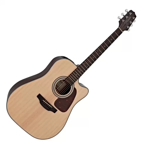 Đàn guitar acoustic Takamine GD15CE dáng Dreadnought, màu gỗ, màu đen