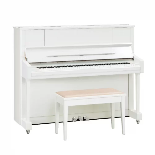 dan piano yamaha u1j polished white