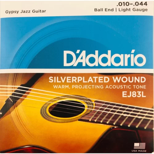 Dây đàn guitar acoustic D’Addario EJ84L, Light Loop End, 10-44