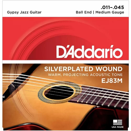 Dây đàn guitar acoustic D’Addario EJ83M, Ball End, Medium, 11-45