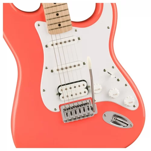 squier sonic stratocaster hss tahitian coral