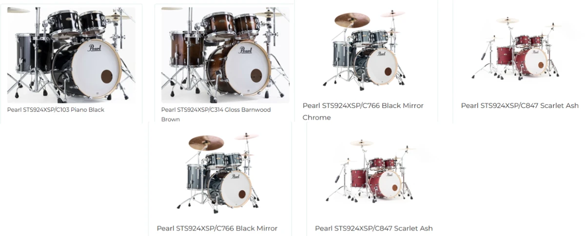 cac bo trong jazz pearl session studio select sts924xsp c