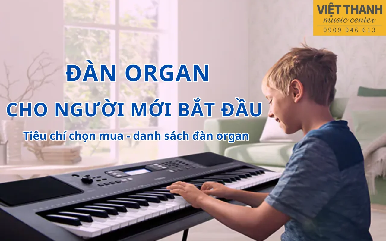 Đàn organ dành cho người mới bắt đầu – tiêu chí chọn mua và danh sách organ giá rẻ