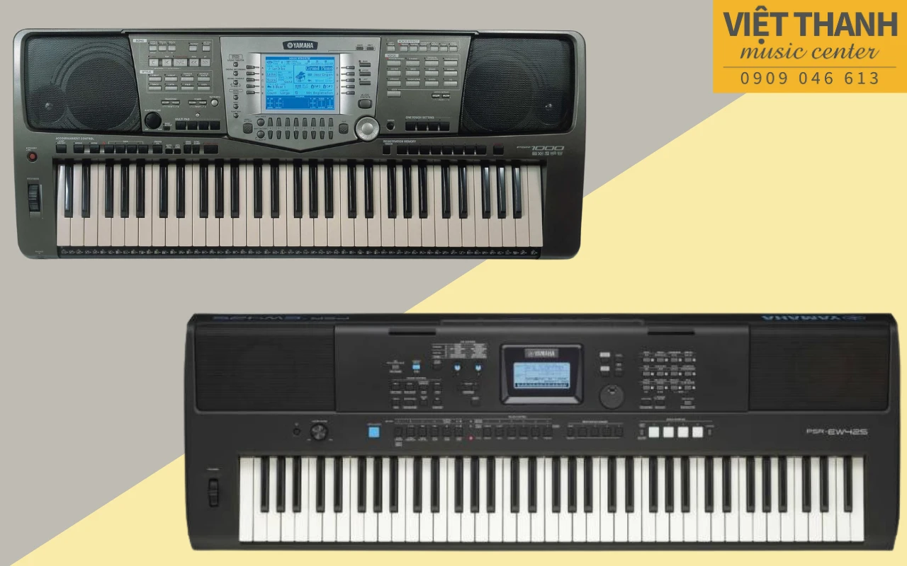 dan organ yamaha cu va dan organ yamaha moi