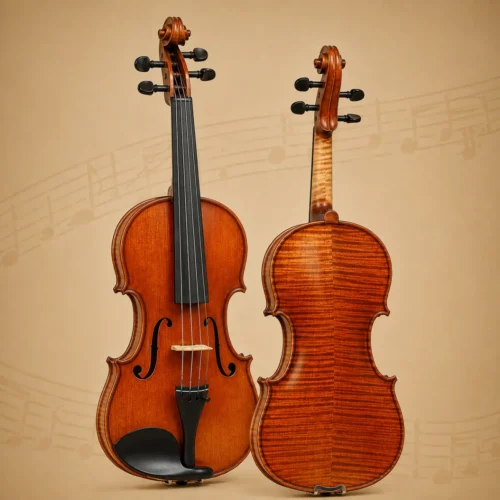Đàn Violin Gliga GAMA P-V078, size 7/8, handmade in Romania