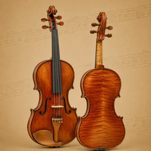 Đàn violin Master Gliga Antonio Ceruti AC-V044-A, size 4/4, Antique, handmade in Romania.
