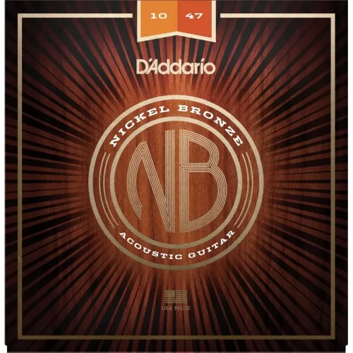 Dây đàn D’Addario NB1047, Nickel Bronze, Extra Light, 10-47