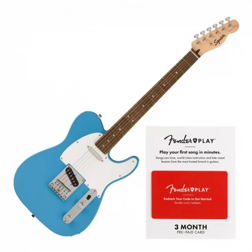 dan guitar dien squier sonic® telecaster® lrl wpg california blue 0373450526