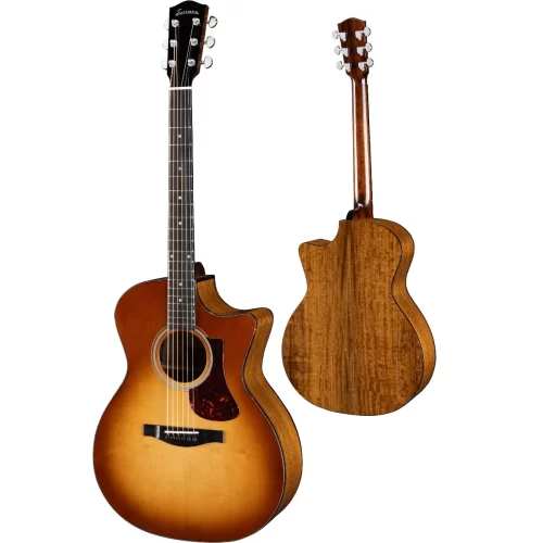 Đàn guitar acoustic Eastman AC222CE-DLX cao cấp, khuyết góc, all solid