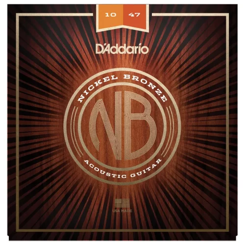 Dây đàn guitar acoustic D’Addario NB1047-12, Light, 10-47, 12 dây