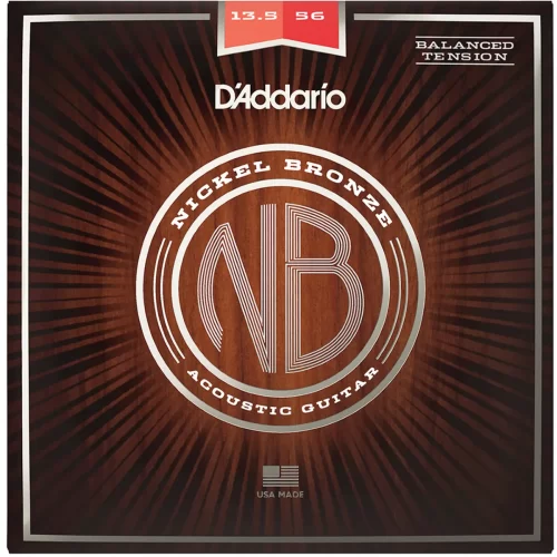 Dây đàn guitar acoustic D’Addario NB13556BT, Balanced Tension, 13.5-53