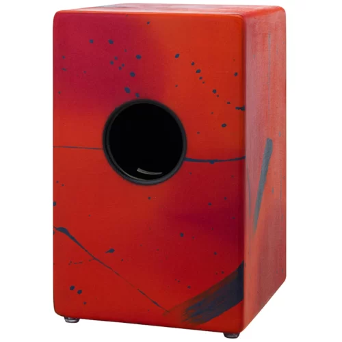 cajon pearl primero abstract red pbc120b