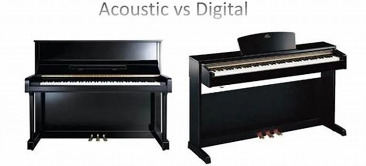 Đàn piano digital và piano acoustic