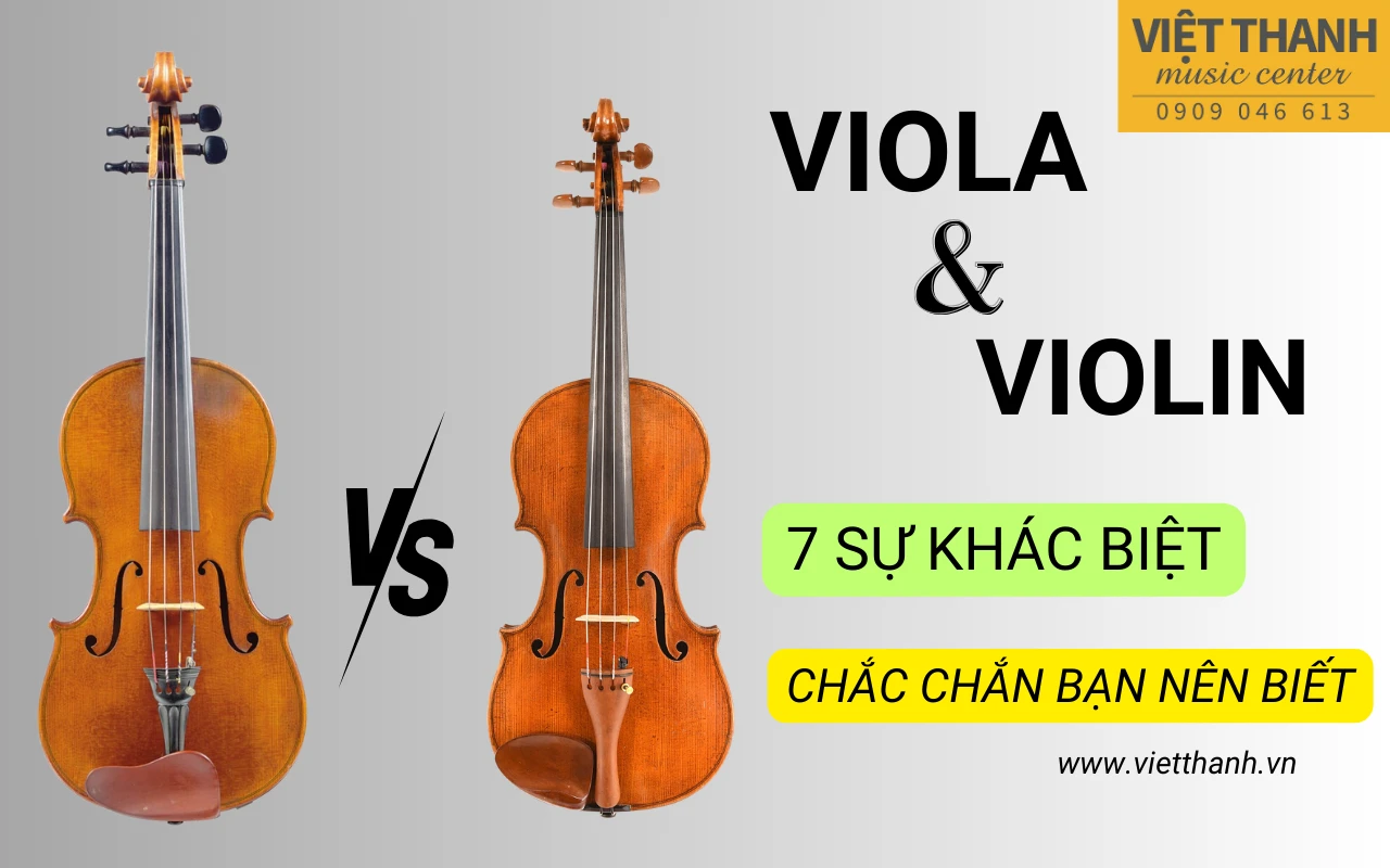 Viola và Violin – 7 sự khác biệt mà bạn nên biết