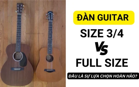 dan guitar 3 4 va guitar full size