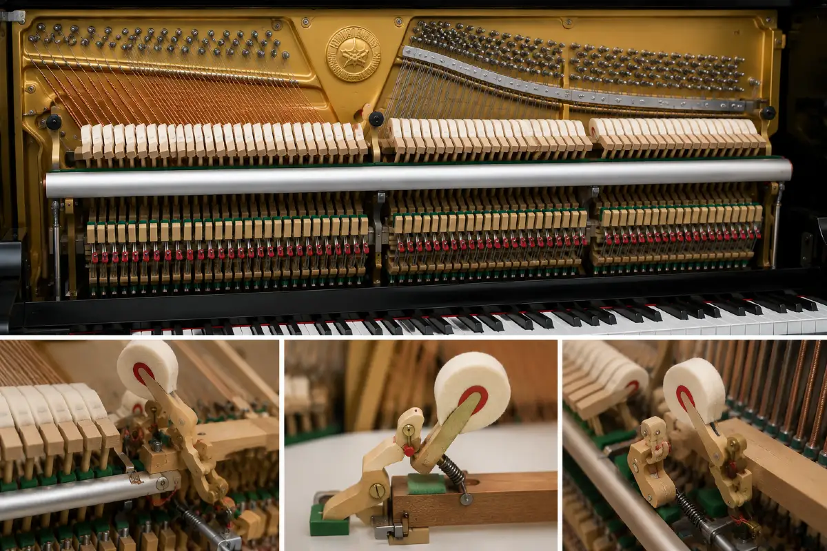 piano yamaha w106 thiet ke truyen am phia truoc