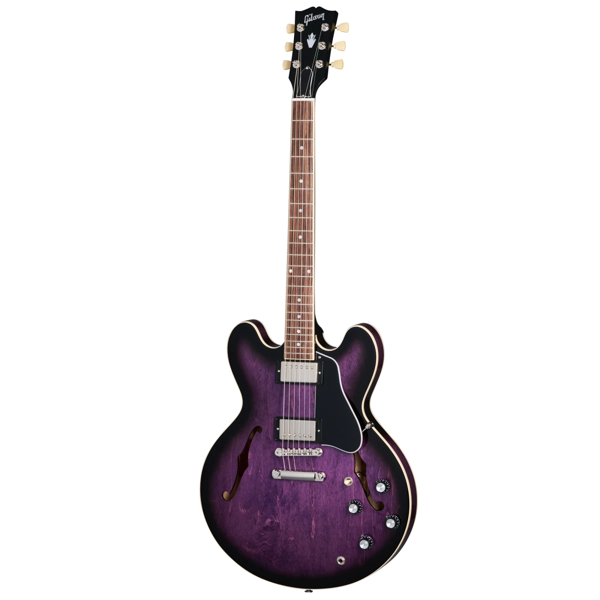 dan guitar dien gibson es 335 exclusive dark purple burst