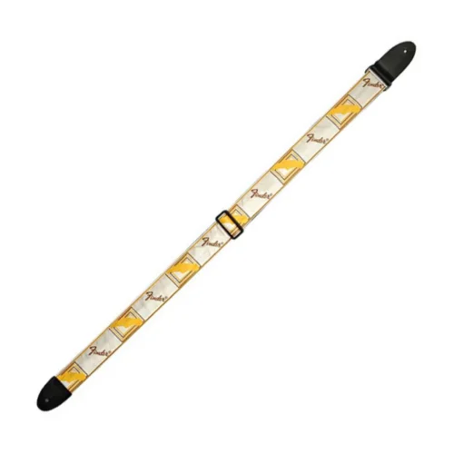 Dây đeo guitar điện Fender White, Brown and Yellow #0990683000