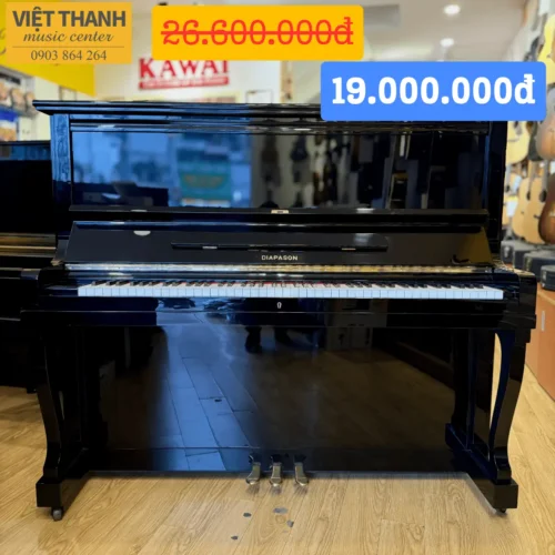 Đàn piano cơ cũ Diapason 132A nội địa Nhật Bản giá dưới 20 triệu