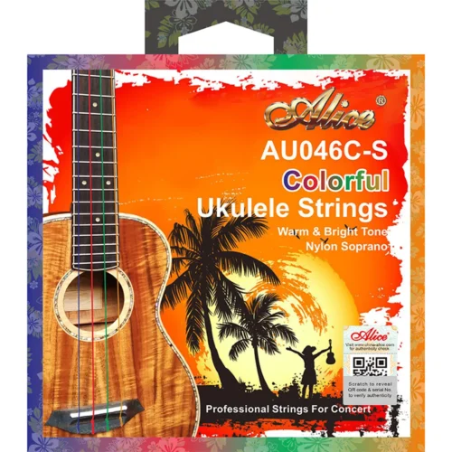 Bộ dây đàn Ukulele Alice AU046C Colorful, Modified Nylon