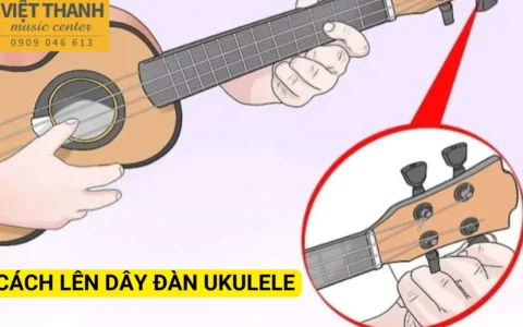 Cách lên dây đàn ukulele cho người mới bắt đầu